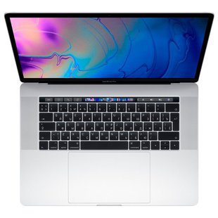  Ноутбук Apple MacBook Pro 15 with Retina display Mid 2019 (Intel Core i9 2300 MHz/15.4"/2880x1800/16GB/512GB SSD/DVD нет/AMD Radeon Pro 560X/Wi-Fi/Bluetooth/macOS) (MV932RU/A) (серебристый) - Ноутбук