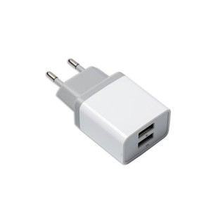 Универсальное сетевое зарядное устройство, адаптер 2хUSB, 3.1А (Exployd EX-Z-447) (белый) - Сетевой адаптер 220v - USB, Прикуриватель