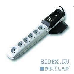 Сетевой фильтр Pilot - Pro 6 розеток 10 м (белый) - Сетевой фильтр