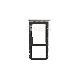 Держатель SIM карты для Huawei Honor 6A (0L-00043827) (черный) - Держатель SIM карты