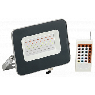 Прожектор LED СДО 07-30RGB multicolor (Iek LPDO7RGB-01-30-K03) - Садовый прожектор