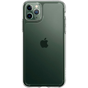Чехол накладка для Apple iPhone 11 Pro Max (Spigen Quartz Hybrid 075CS27425) (прозрачный) - Чехол для телефона