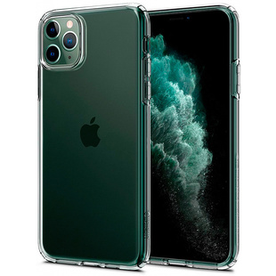 Чехол накладка для Apple iPhone 11 Pro Max (Spigen Liquid Crystal 075CS27129) (прозрачный) - Чехол для телефона