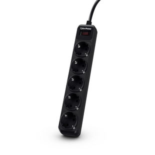 Сетевой фильтр 5 розеток 1.8м (CyberPower B0520SB0-DE) (черный) - Сетевой фильтр