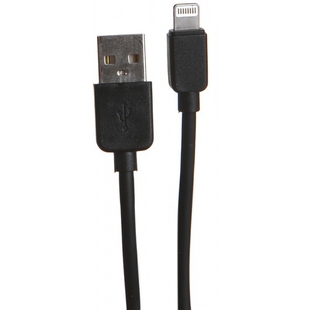 Кабель USB-Lightning 1м (Perfeo I4603) (черный) - Кабели
