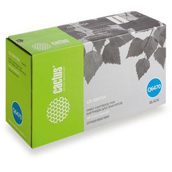 Картридж для HP Color LaserJet CP3505, 3600, 3800 (Cactus CS-Q6470A) (черный) - Картридж для принтера, МФУ