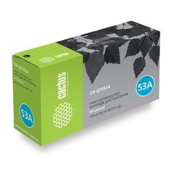 Картридж для HP LaserJet P2014, P2015, M2727 (Cactus CS-Q7553A) (черный) - Картридж для принтера, МФУ