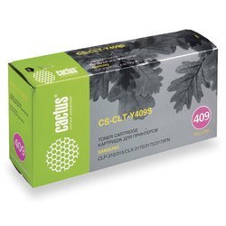 Картридж для Samsung CLP 310, 310N,  315, 315N, 315W, 3170, 3170FN, 3170N, 3175, 3175FN (Cactus CS-CLT-Y409S) (желтый) - Картридж для принтера, МФУ