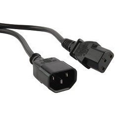 Кабель питания IEC320-C13-IEC320-C14 (Telecom TP020-IEC320-C13/C14-5.0-BK) (черный) - Кабель, переходник