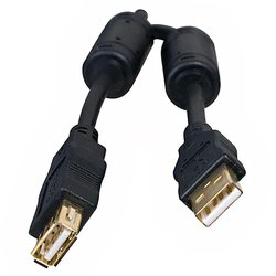 Кабель-удлинитель USB AM-AF (5bites UC5011-050A) (черный) - Кабели