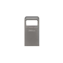 Kingston DataTraveler micro 32Gb (DTMC3/32GB) (серебристый) - USB Flash drive