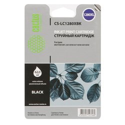 Картридж для Brother MFC-J6510, 6710, 6910 (Cactus CS-LC1280XBK) (черный) - Картридж для принтера, МФУ