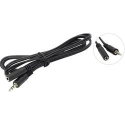 Кабель-удлинитель 3.5 Jack (M) - 3.5 Jack (F) 2м (Telecom TAV7179-2M) (черный) - Кабель, разъем для акустической системы