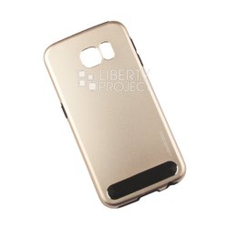 Алюминиевый чехол-накладка для Samsung Galaxy S6 (0L-00002760) (золотистый) - Чехол для телефона