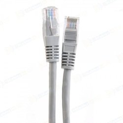 Патч-корд RJ-45 кат.5e UTP 1.5 м литой (Greenconnect GCR-LNC03-1.5m) (серый) - Кабель