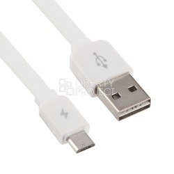 Дата-кабель USB - microUSB (Liberti Project 0L-00027221) (белый) - Кабели