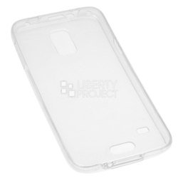 Силиконовый чехол-накладка для Samsung Galaxy S5 G900 (TPU Case 360° 0L-00027603) (прозрачный) - Чехол для телефона