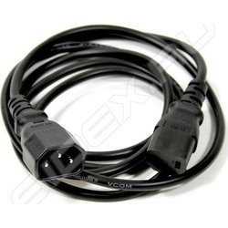 Кабель IEC-320-C13 - IEC-320-C14 (Vcom CE001-CU0.5-3M) - Кабель, переходник