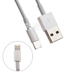 Дата-кабель Lightning, microUSB - USB для Apple iPhone 5, 5C, 5S, 6, 6 plus, 6S, 6S Plus, iPad 4, Air, Air 2, Pro 9.7, Pro 12.9, PRO, mini 1, mini   2, mini 3, mini 4 (LP 0L-00028059) (белый) - Кабели