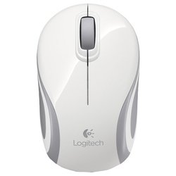 Logitech Wireless Mini Mouse M187 USB (белый-серебристый) - Мышь