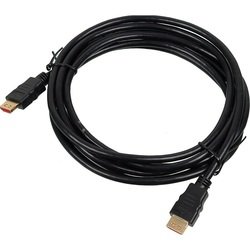 Кабель HDMI (m)-HDMI (m) 5м (Buro BHP HDMI V1.4 5M  LOCK) (черный) - HDMI кабель, переходник