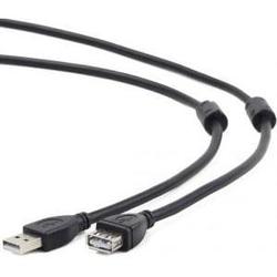 Кабель USB A (M) - A (F) 1.8м (Gembird CCF2-USB2-AMAF-6) (черный) - Кабель, переходник