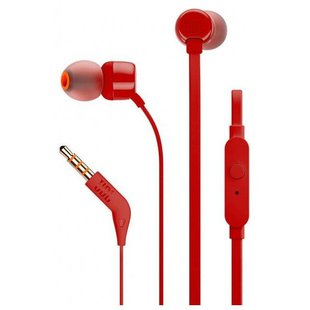 JBL T110 (красный) - Наушники