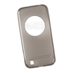 Чехол-накладка для Asus Zenfone Zoom ZX551ML (Liberti Project 0L-00030140) (прозрачный, черный) - Чехол для телефона
