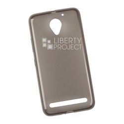 Чехол-накладка для Lenovo Vibe C2 (Liberti Project 0L-00030143) (прозрачный, черный) - Чехол для телефона