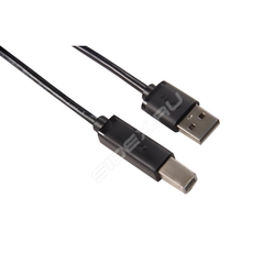 Кабель USB A (m) - USB B (m) 0.5м (Greenconnect GCR-UPC5M-BB2S-0.5m) (черный) - Кабели