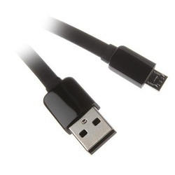 Кабель USB AM - microUSB ВM 1м (Continent QCU-5102BK) (черный) - Кабели