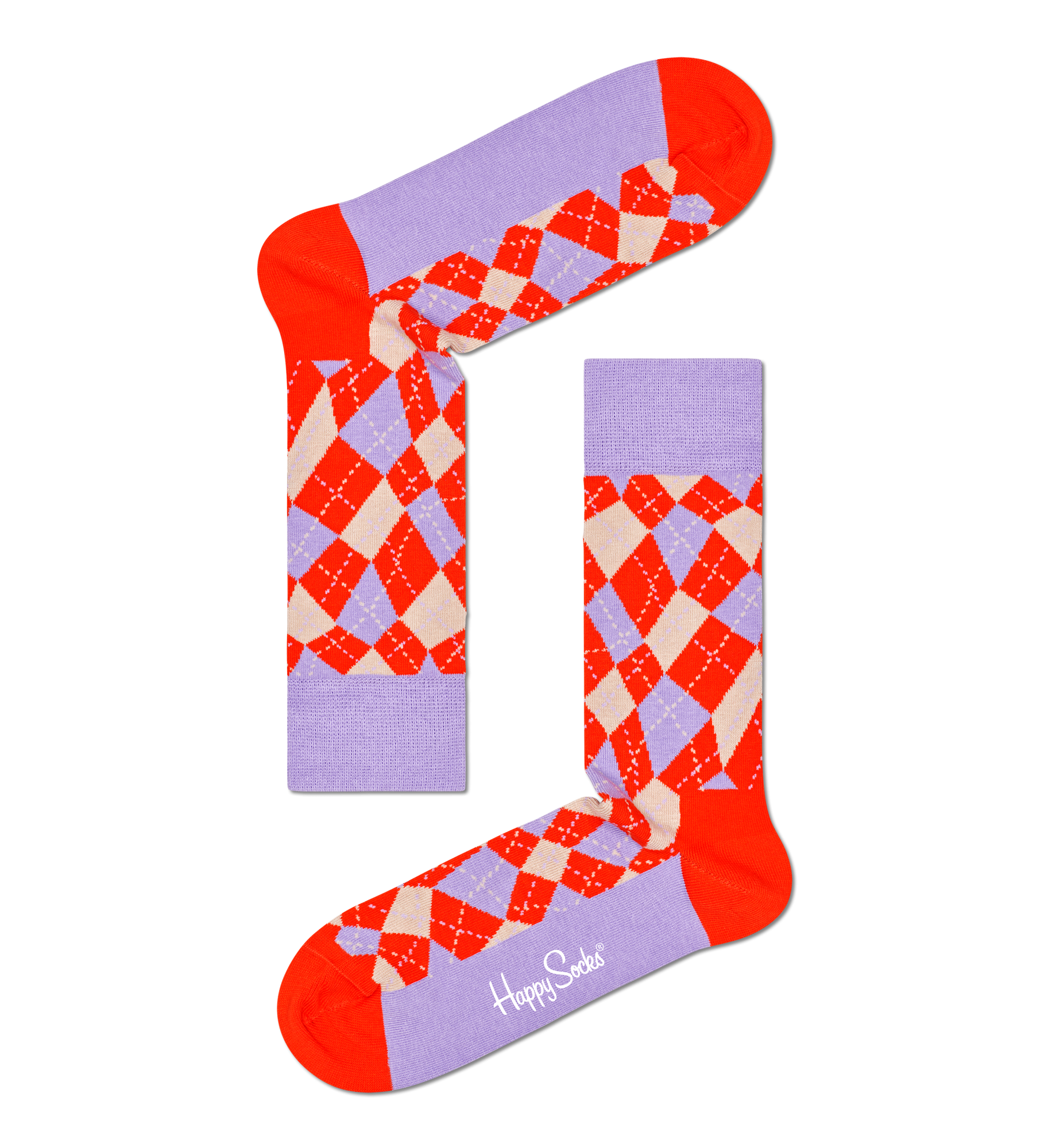  Носки Happy socks Distorted Argyle Sock DIA01