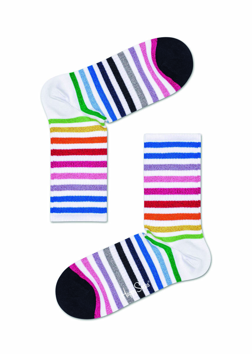  Носки Happy socks Rainbow Stripe 3/4 Crew Sock ATSTR14