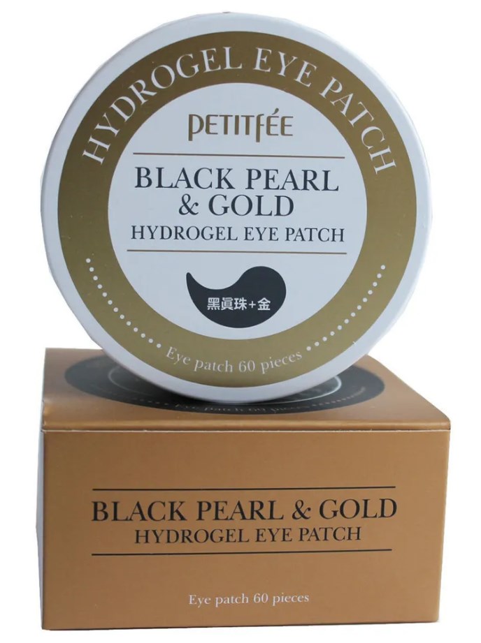 [PETITFEE] Гидрогелевые патчи для глаз ЖЕМЧУГ/ЗОЛОТО Black Pearl&Gold Hydrogel Eye Patch, 60 шт