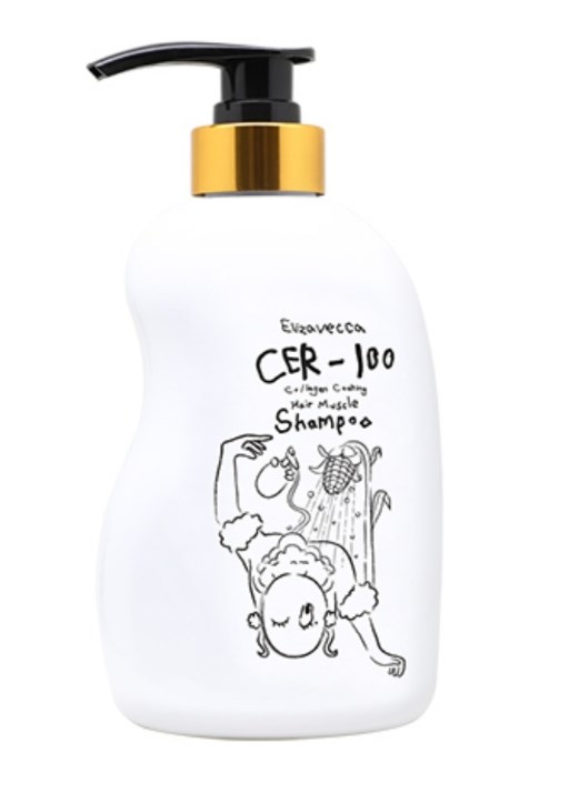 [Elizavecca] Шампунь для волос CER-100 Collagen Coating Hair Muscle Shampoo, 500 мл