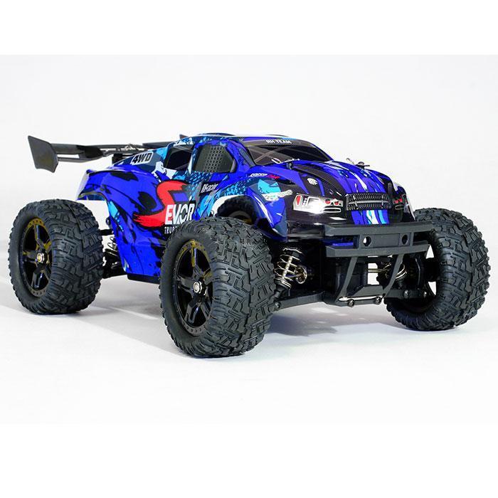 Радиоуправляемый трагги Remo Hobby S-EVOR 4WD RH1661 2.4G 1:16 RTR (Синий)