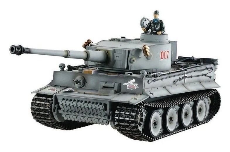 P/У танк Taigen 1/16 Tiger 1 (Германия, ранняя версия) дым V3 2.4G RTR