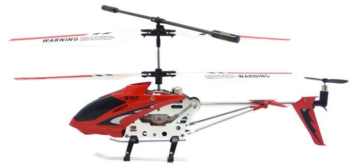  Вертолет Syma S107G на радиоуправлении Gyro IR RTF (Красный)