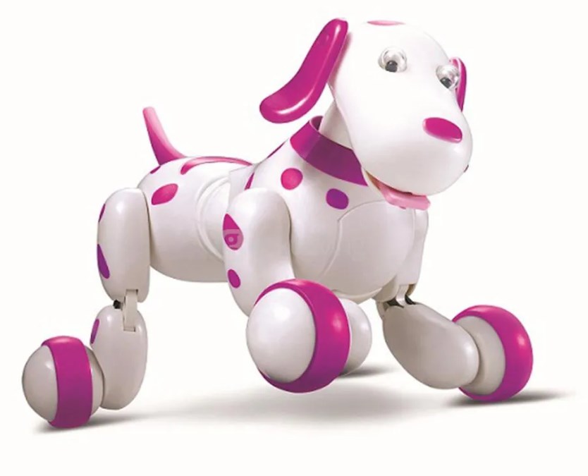 Радиоуправляемая робот-собака HappyCow Smart Dog - 777-338 (Розовая)