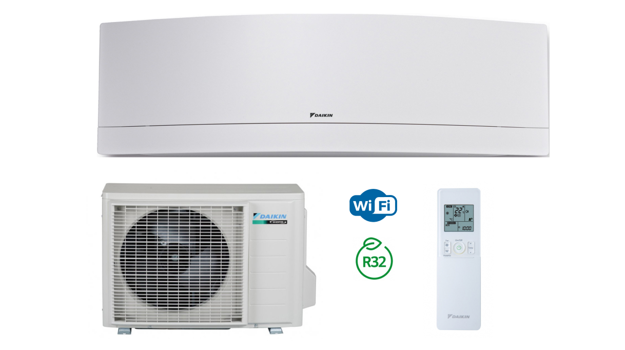 Бытовые Сплит-системы Кондиционер DAIKIN EMURA Inverter FTXJ25MW/RXJ25M9 Сплит-система