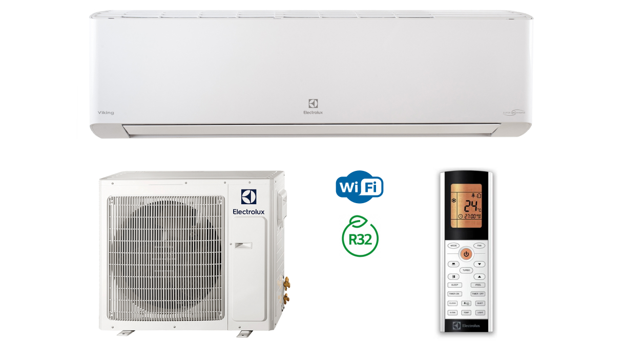 Тепловые насосы Воздух - Воздух  Сплит-Настрой Тепловой насос Electrolux VIKING 2.0 Inverter EACS/I-18HVI/N8_21Y