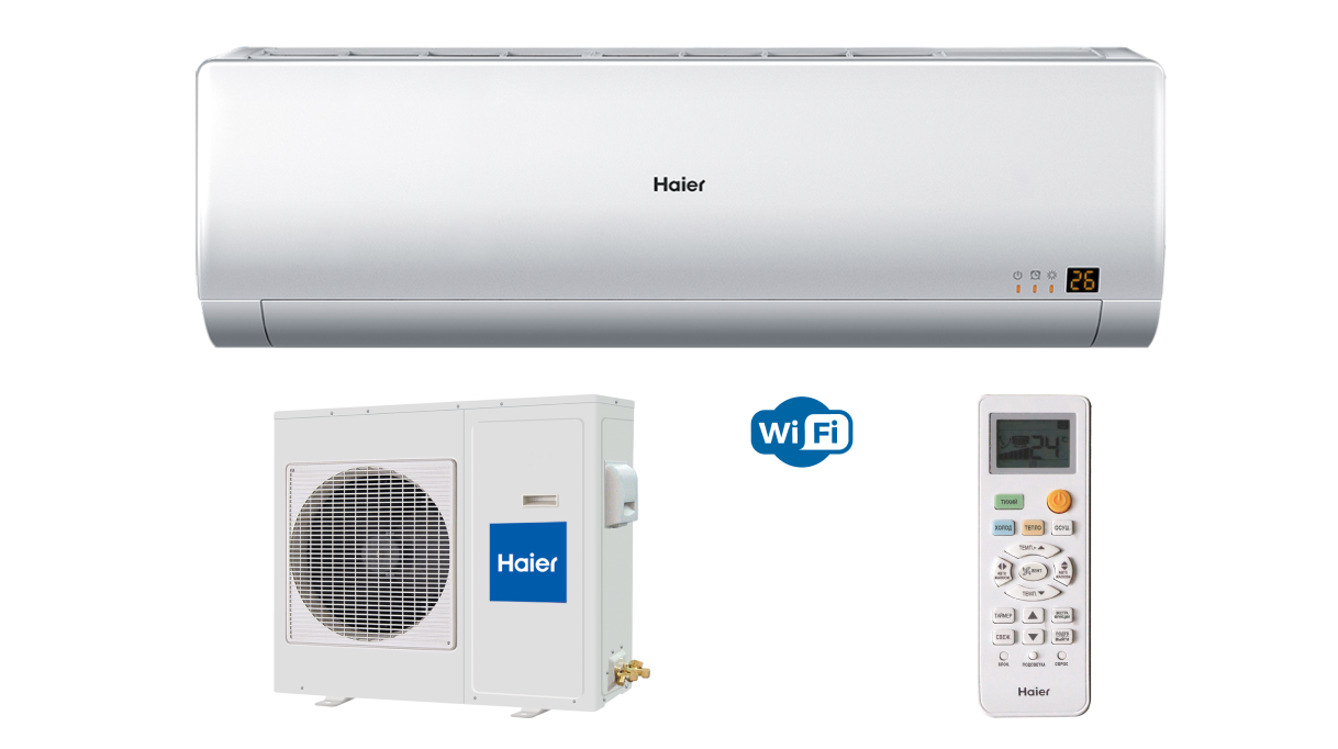 Кондиционер Haier FAMILY HSU-30HNH03/R2-W/HSU-30HUN03/R2-40 (-40 на охлаждение) Сплит-система