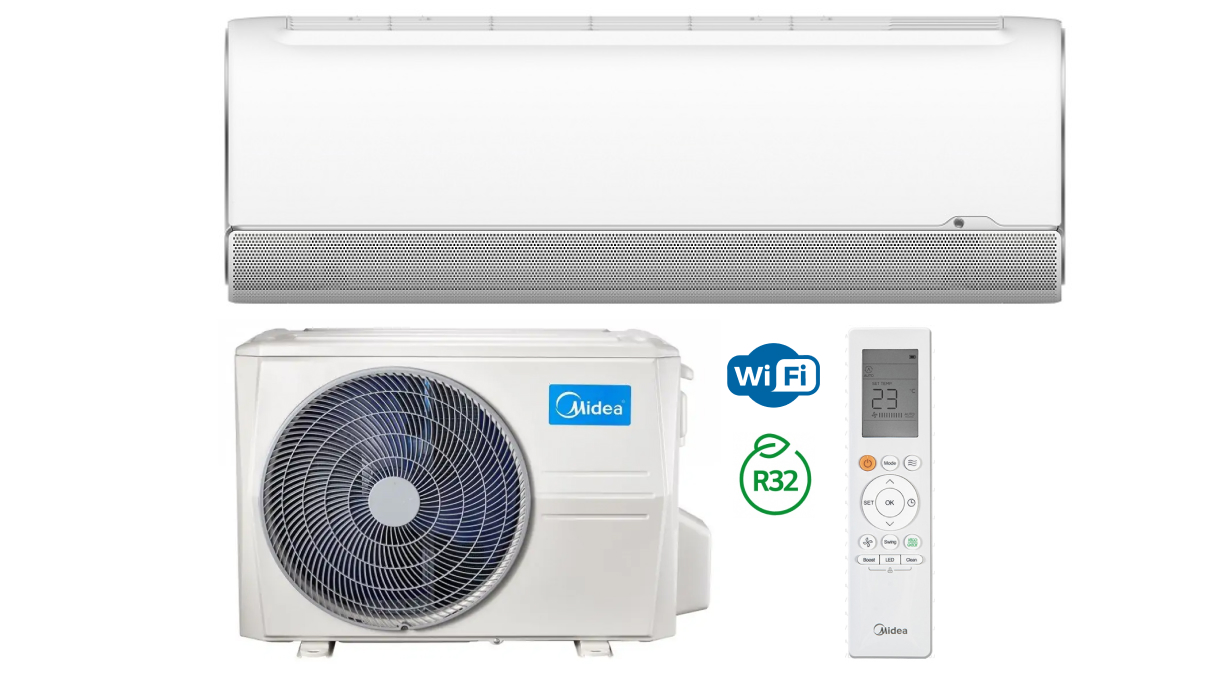   Сплит-Настрой Тепловой насос Midea BREEZELESS FULL DC Inverter MSFA1-09N8D6-I/MSFA1-09N8D6-O