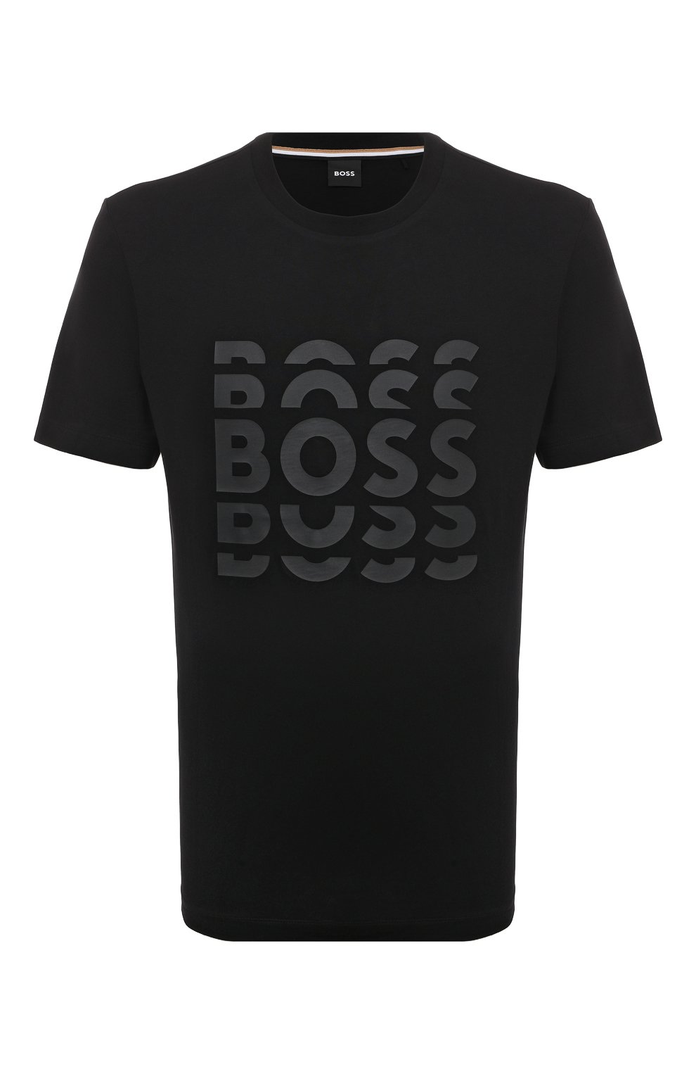 Хлопковая футболка BOSS