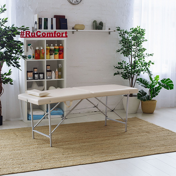 RuComfort (RU) Косметологическая кушетка Promo 160Р (160х57х60-80 см) с регулировкой высоты