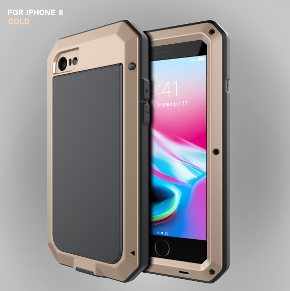 Чехлы для iPhone 8 Чехол бронированный Taktik Extreme для iPhone 8 (Золотой)