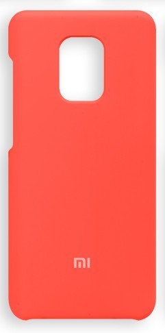 Силиконовый чехол Silicone Cover для Xiaomi Redmi Note 9 Pro (Светло-красный)