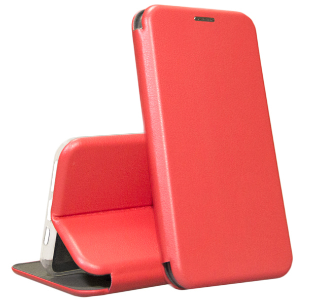  Чехол-книжка из эко-кожи Deppa Clamshell для Samsung Galaxy M10 (Красный)