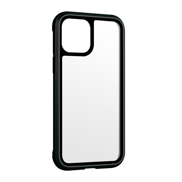 Чехлы для iPhone 12  Чехолер Противоударный чехол с алюминиевой рамкой K-Doo Ares для iPhone 12 (Черный)