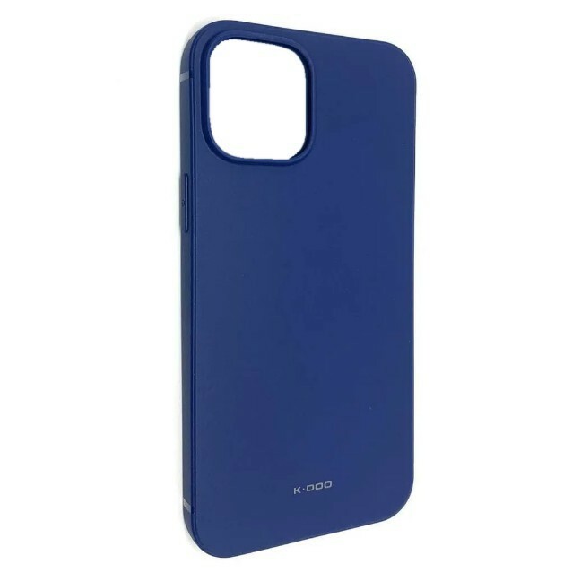  Силиконовый чехол K-Doo Q Series для iPhone 12 Pro Max (Синий)